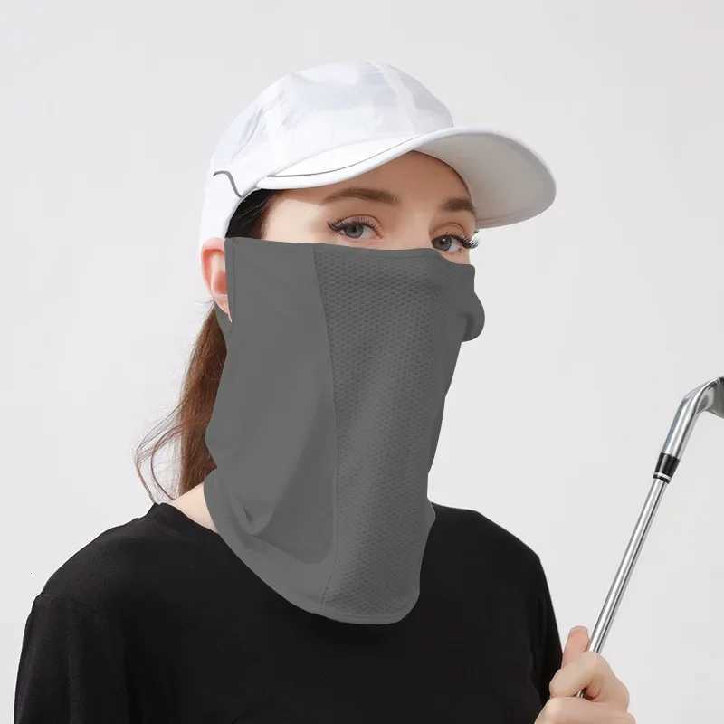 Silk UV Face Scarf for Women Men Sun Protection Neck Cover Breathable Sports Mask for Golf Cycling Outdoor sun screen Z250725