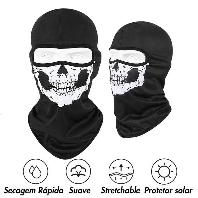 Musion Full Face Mask Black s Print Balaclava With Skull Printed For Cosplay Party Motorcycle Bike Cycling Hiking Outdoor Z250725