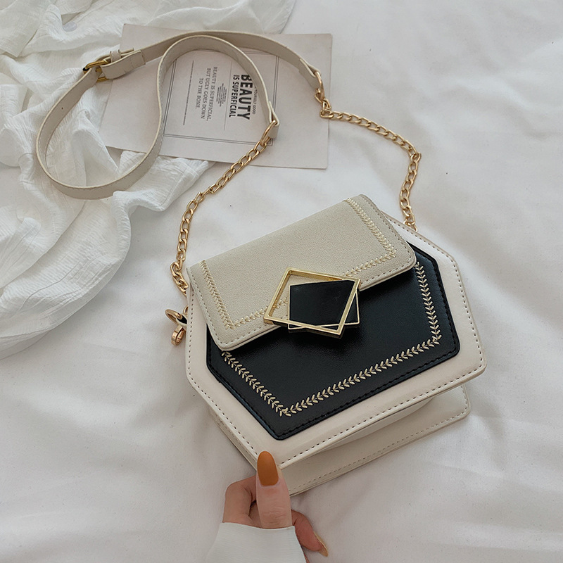 Luxury Brand Designer Bag Women's Bag High-End French Niche Color-Block Bag Women's Luxury bag Bag New Autumn Winter New Fashion Single Shou