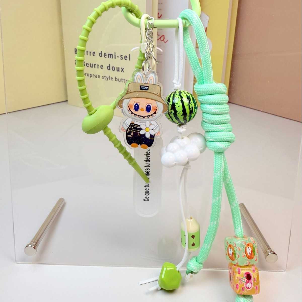 Bag Pendant Green Small Watermelon New Cloud Keychain 250715