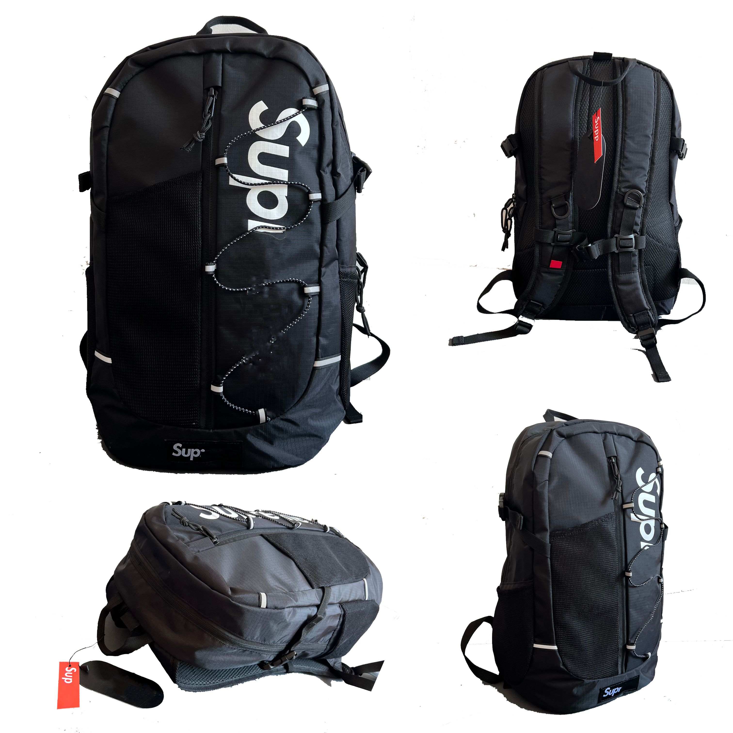 2025 Fashionable sports backpack, luxurious large capacity backpack, night light cool student bag, class commuting travel backpack