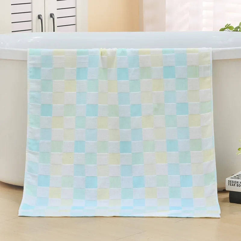 Childrens Bath Towel Cotton Baby Strong Absorbent Breathable Quick Drying Shower Double Light Skin Portable Beach Blanket 250725