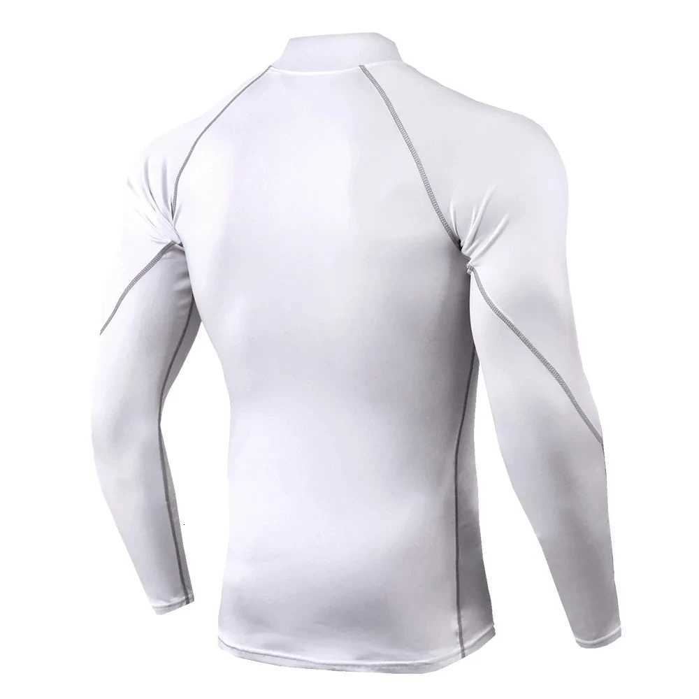 Men Sport T-shirt Quick Dry Bodybuilding Running Shirt Long Sleeve Compression Top Gym T Shirt Men Fitness Tight Rashgard Z250725