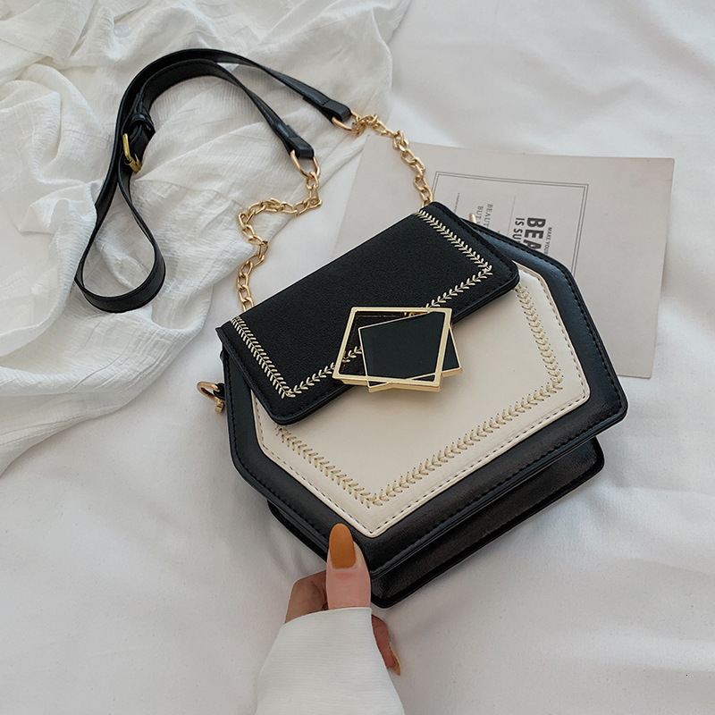 Luxury Brand Designer Bag Women's Bag High-End French Niche Color-Block Bag Women's Luxury bag Bag New Autumn Winter New Fashion Single Shou