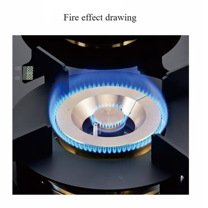 AKASHA gas stove is an energy-saving, high-efficiency, built-in dual-burner gas, natural gas and liquefied gas stove 618BY