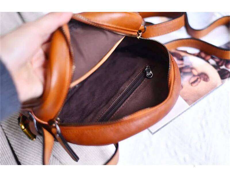 PNDME Simple Designer Genuine Leather Ladies' Small Shoulder High Quality First Layer Cowhide Women's Crossbody Bag