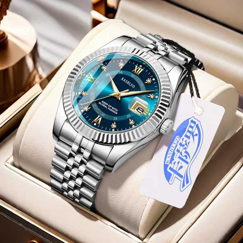 KASRLUO new quartz non-mechanical log tra-thin mens business luminous high-end watch X250726