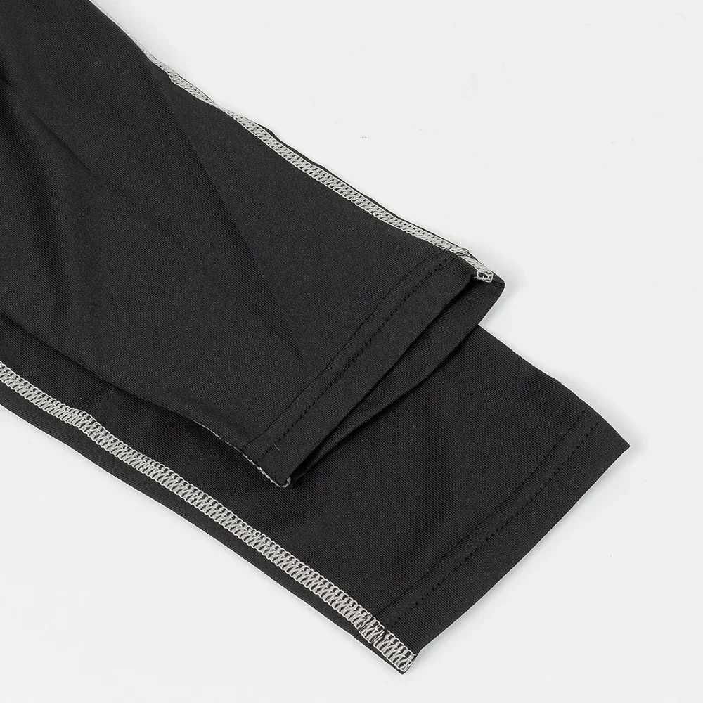 Mens Quick Dry Running T-shirt Workout Compression Shirt Turtleneck Long Sleeve Rash Guard Gym Base Layer Athletic Undershirt Z250725