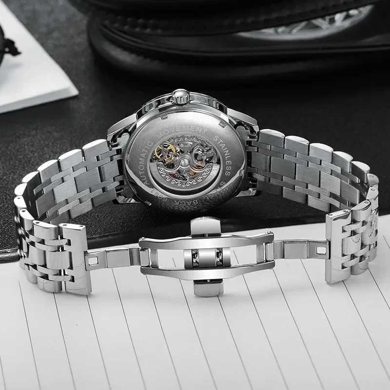Gambling plate dial Luxury Brand Waterproof Mechanical Watches for Mens Fashion Automatic Skeleton Wristwatch X250726