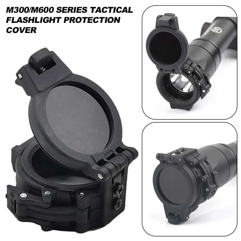 600 300 Tactical Flashlight IR Fill Protector Cover for 600C 600DF 300A 300SF Hunting Weapon Scout Light Accessories W250722