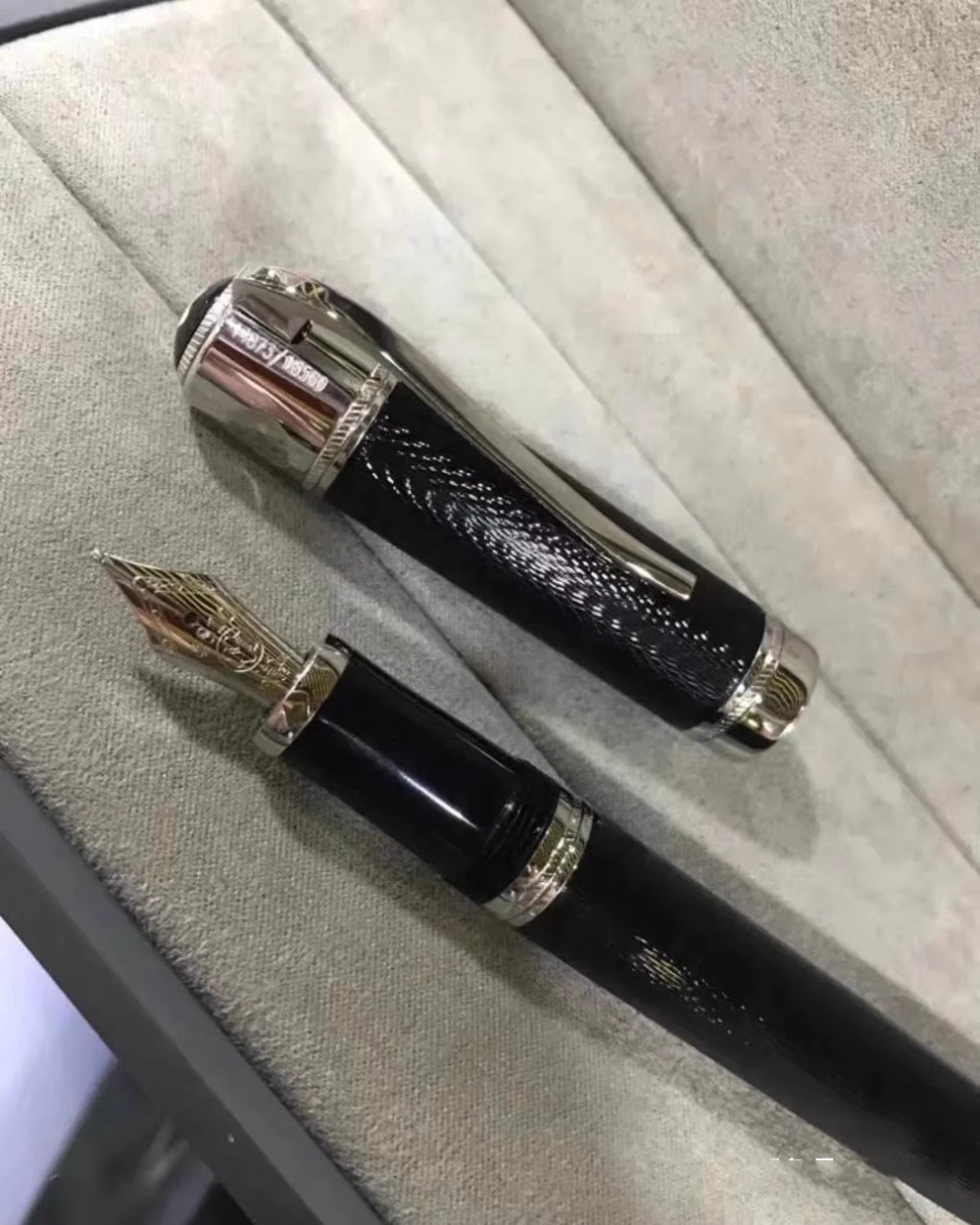 wholesale Great literary giant Jules Verne, fountain ballpoint pen, gem pen mb04