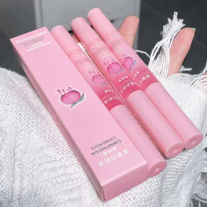 Peach Lip Oil Moisturizing Glass Gloss Fragrance Nonsticky Tint Lips Plumper Autumn and Winter Care Serum Primer 250716