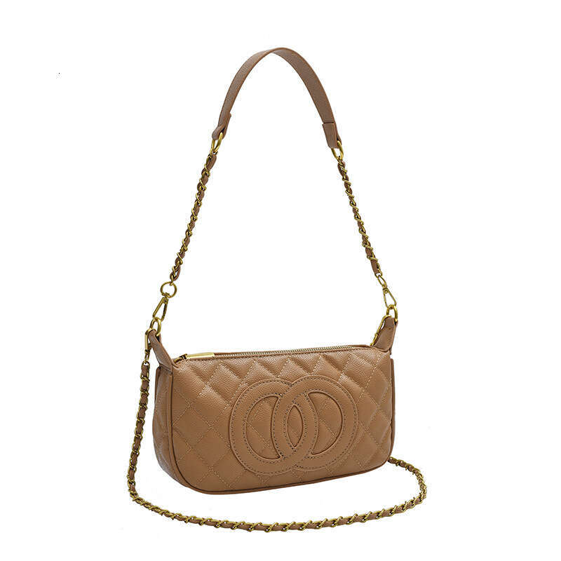 Designer Bag Single Shoulder Bag Luxury Bag Crossbody Bag Wallet Designer 2025 Underarm Lychee Pattern Handbag Single Shoulder Quilted Chain Women