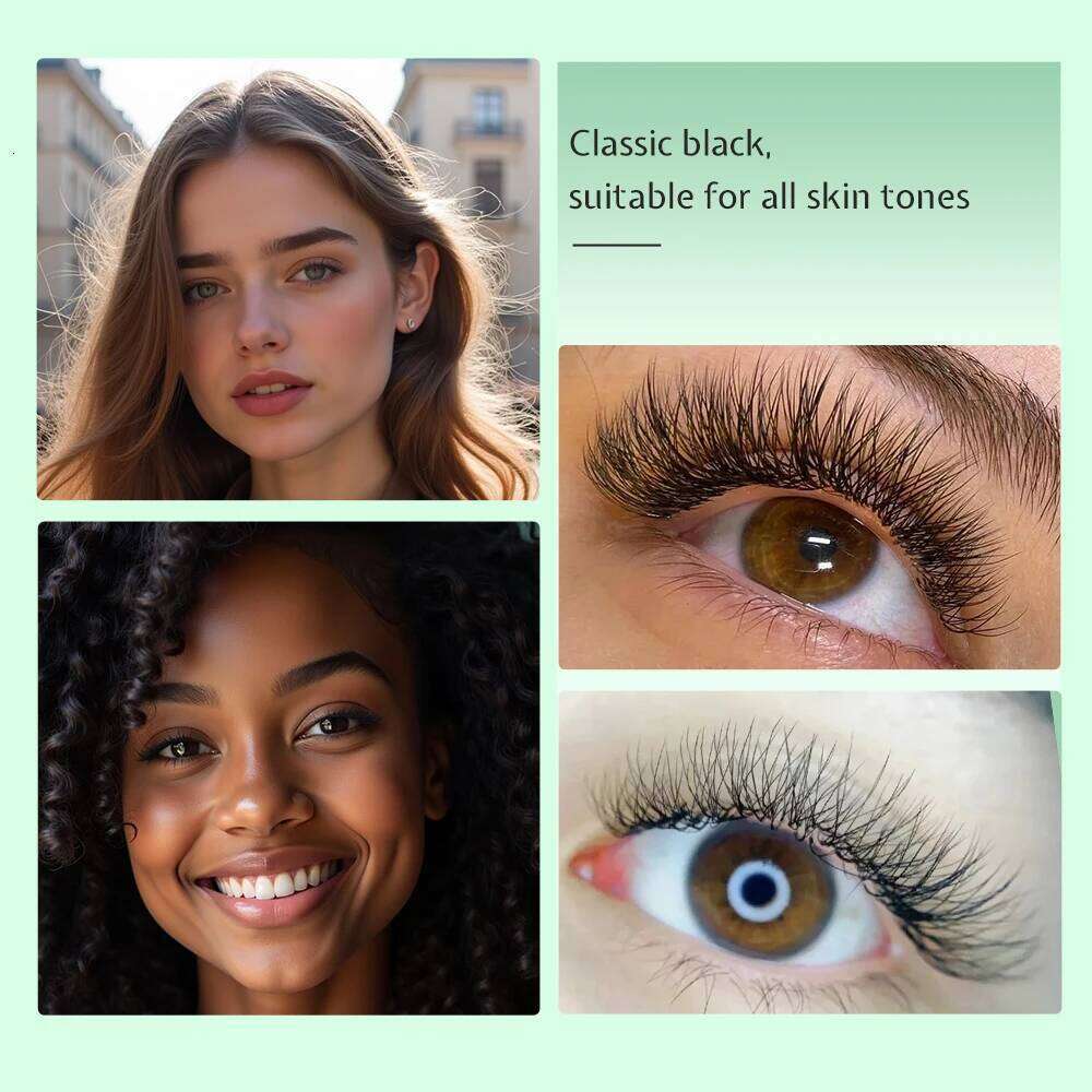Yelix Smaller Spacing Shape Eyelash Extension Premade Volume Fan Natural Soft Narrow 3D W Lashes X250725