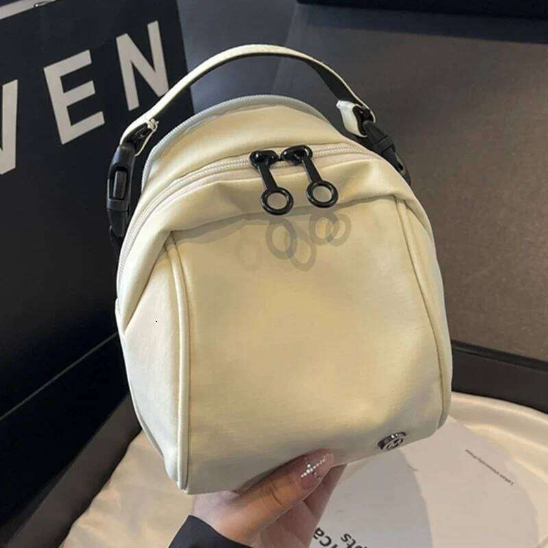 Men Women Canvas Shoulder Street Small Messenger Bag for Student Korean Haruku Unisex Crossbody Bags Phone Purses