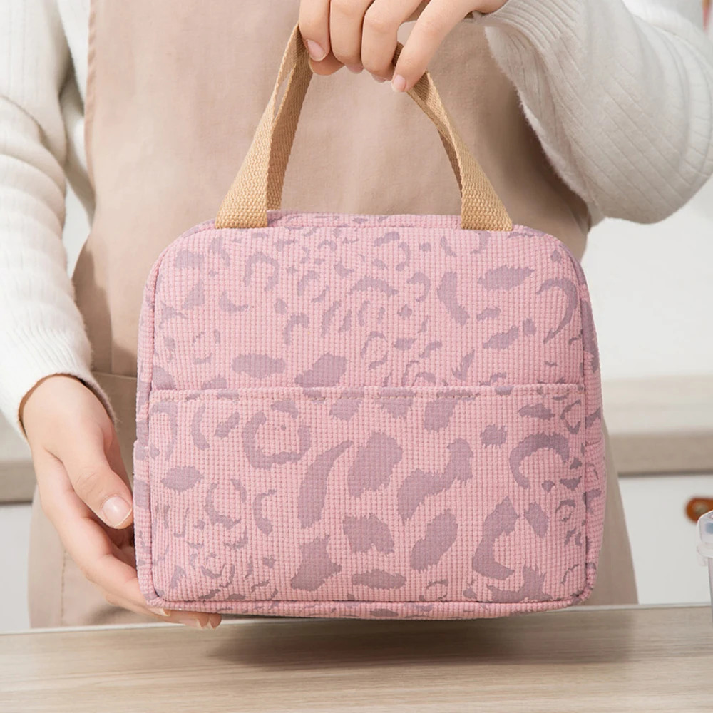 Food Thermal Insulated Bag School Lunch Box Bags Picnic Bag For Couples Unisex Portable Food Storage Student Lunch Bag 250723