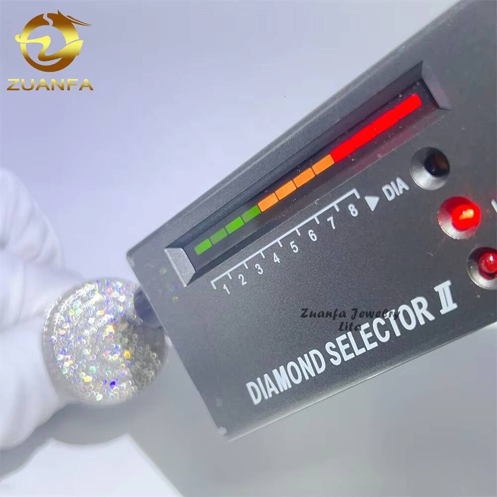 Custom Luxury Big Hip Hop Rapper 925 Sterling Silver Vvs Moissanite Iced Out Men Diamond Ring