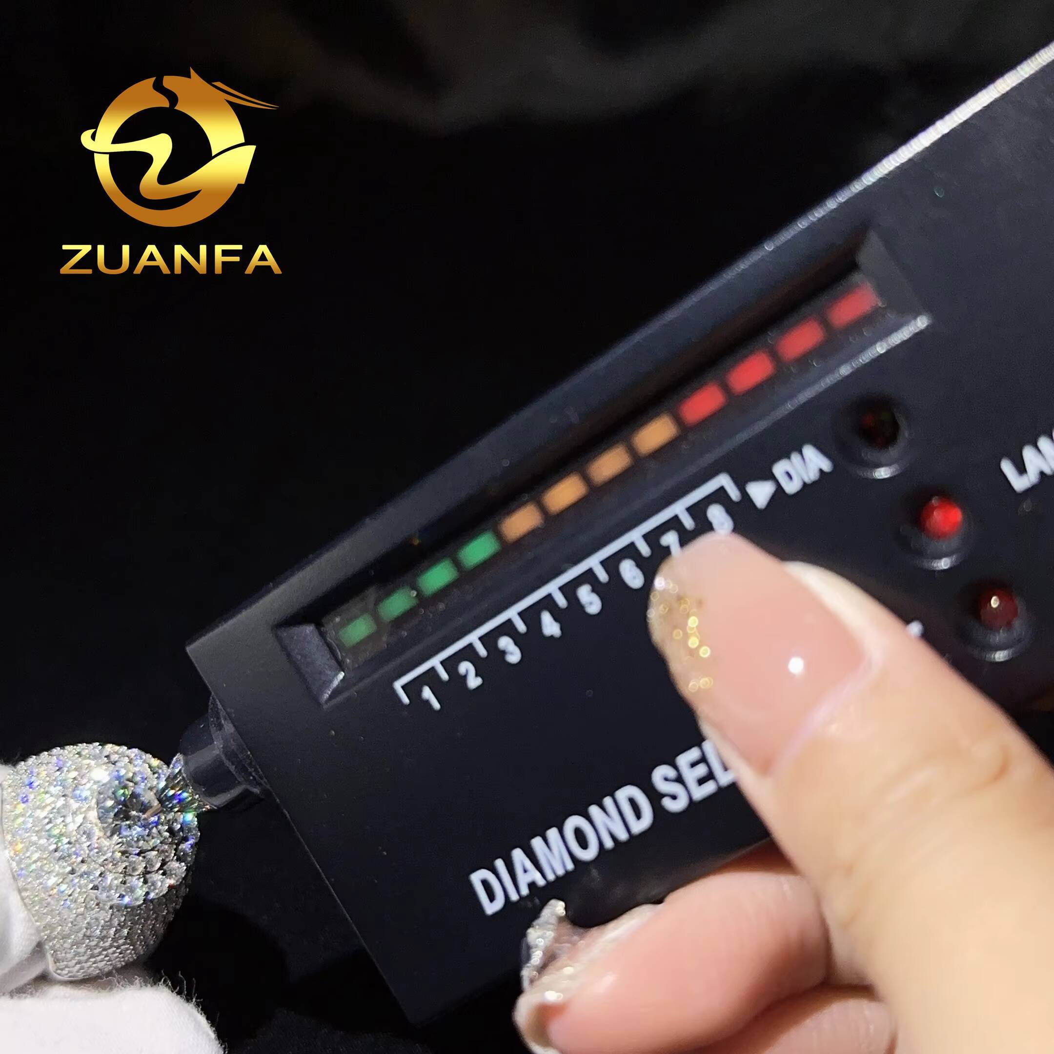 Drop Shipping GRA Certificate Cluster Hiphop Rings Iced Out 925 Silver Moissanite Diamond Mens Cuban Ring