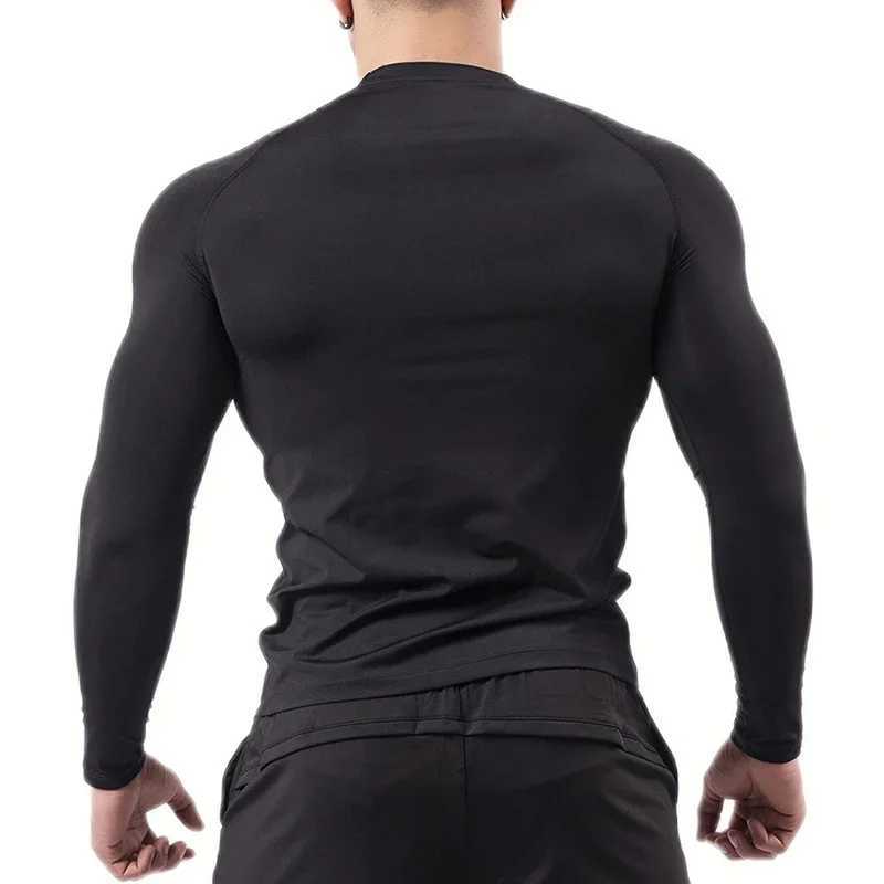 Spider Print Long Sleeve Compression Shirts for Men Gym Workout Rash Guard Undershirts Baselayers Athletic Quick Dry Tees Tops Z250725