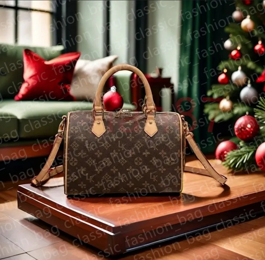 Shoulder Bags Top Designer Mini 16 cm 25cm 30cm Shoulder Bag Women Leather Denim Crossbody Luxury Brands Embossed Tote Purse Brown Flower Handbag Designer Bag