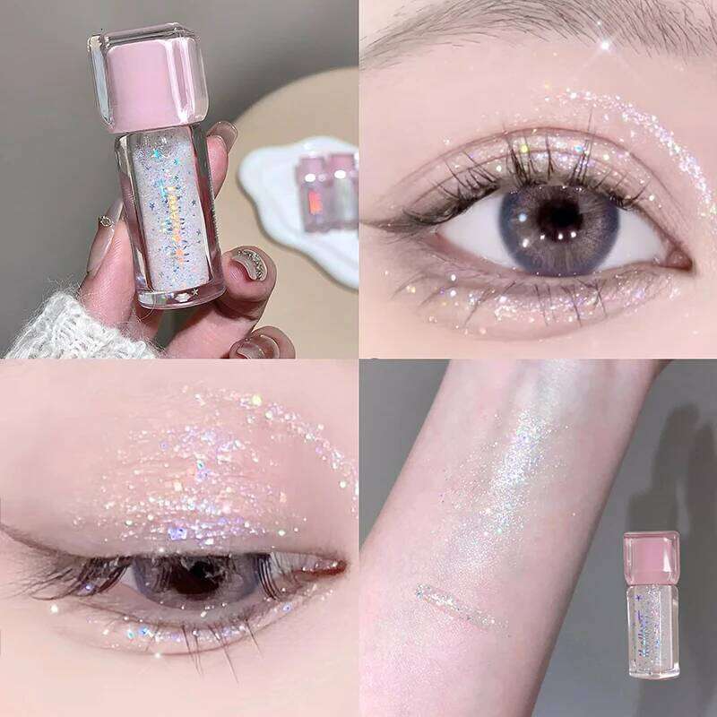 Sparkling Liquid Pearlescent Fine Shimmer Delicate Highlight Brightens Eyeshadow Makeup X250726