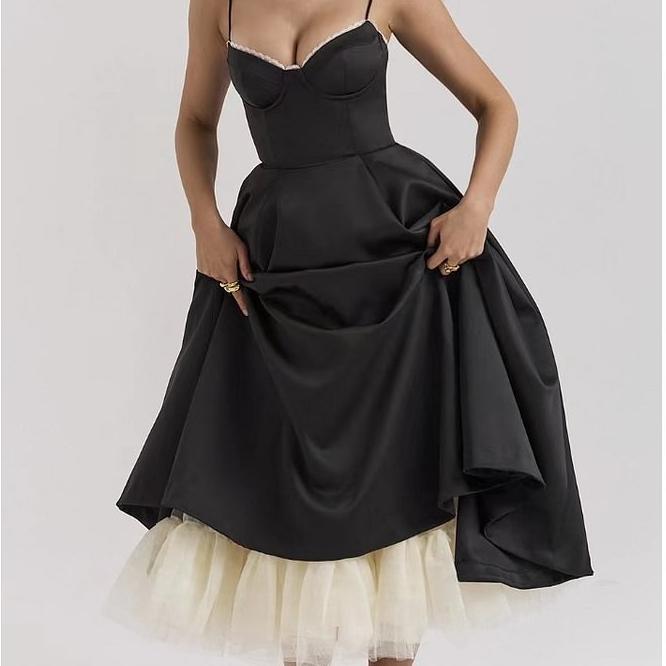 Free shipping designer dress for women Temperament dress with a sense of drape for commuting slim and medium length skirt