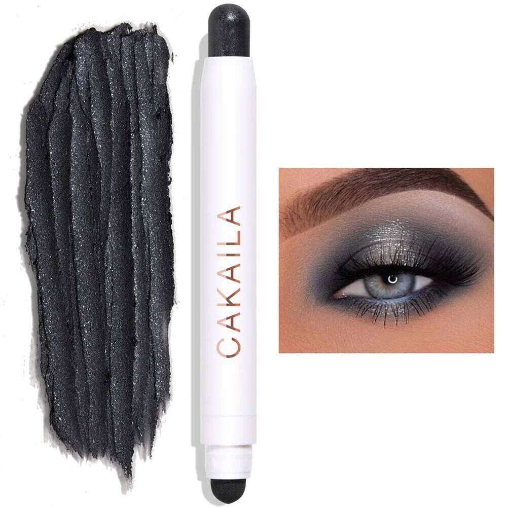 2 in 1 Matte Lipstick Stick Pencil Waterproof Glitter Makeup High Pigmented Double-sided Eyeshadow Pen X250726