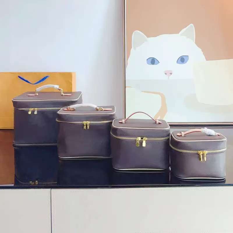 Designer Vanity Bag Women Leather Nice Mini Cosmetic Cases Totes toiletry Luxury Shoulder Bags Crossbody Handbag large Storage bag
