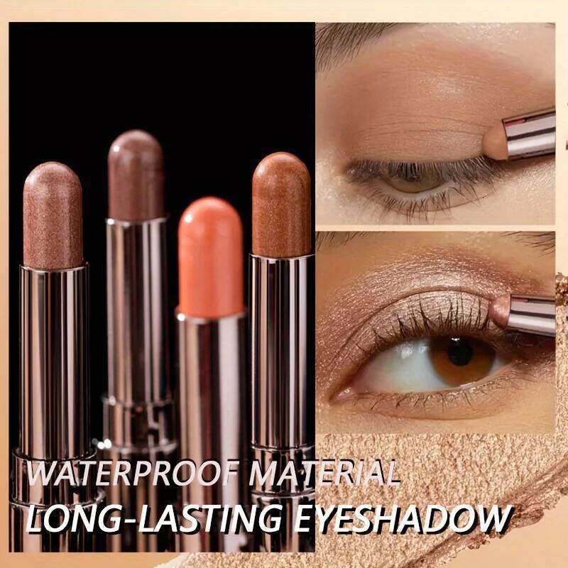 BEAUTY GLAZED 10 Colors Double Ended Highlighter Pencil Shimmer Waterproof Eyeshadow Stick Makeup Cosmetics X250726