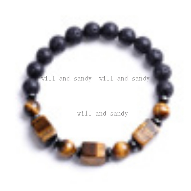 Natural Stone Bead Strand Bracelets Square Cube Crystal Beads Stretch Essential Oil Diffuser Bracelet for Women Men Aromatherapy Fine Jewelry - view 9