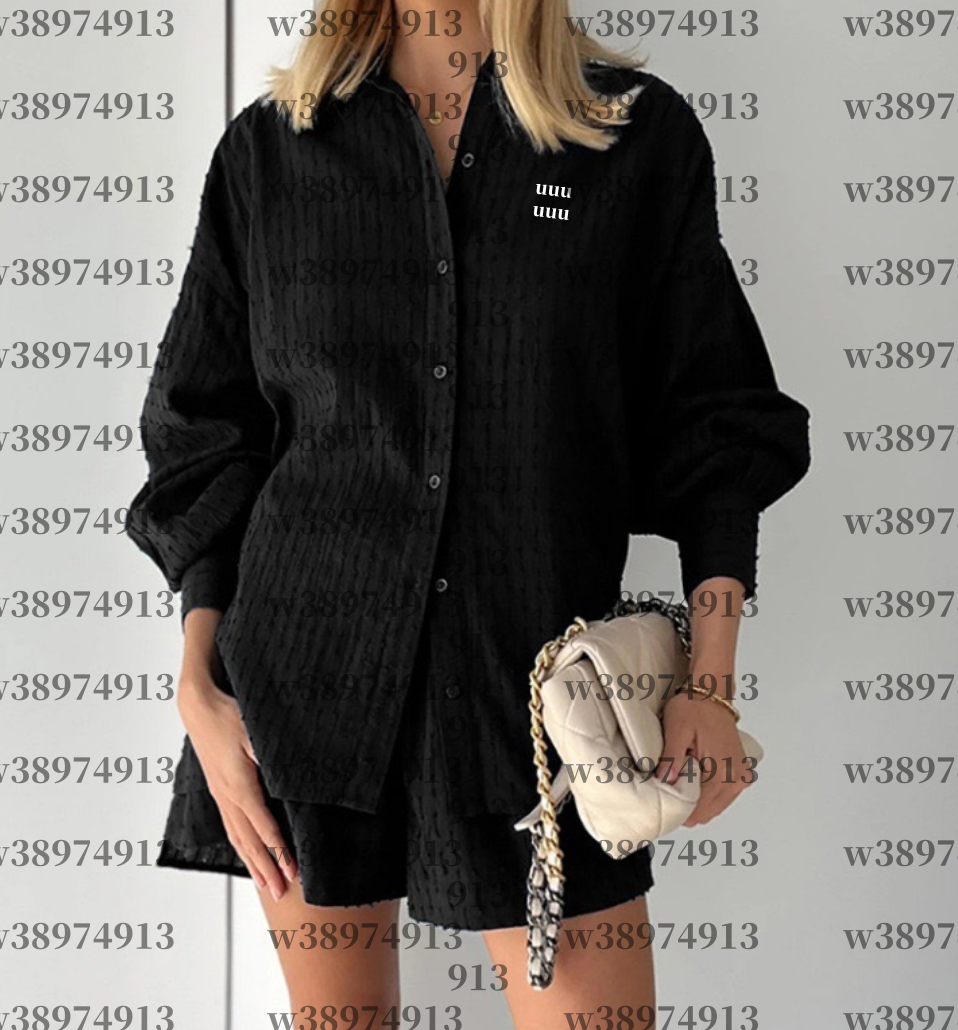 Summer Cotton Linen Casual Home 2 Piece Set For Women 2025 Fashion White Long Sleeve Shirt And Shorts Two Piece Sets Tracksuit