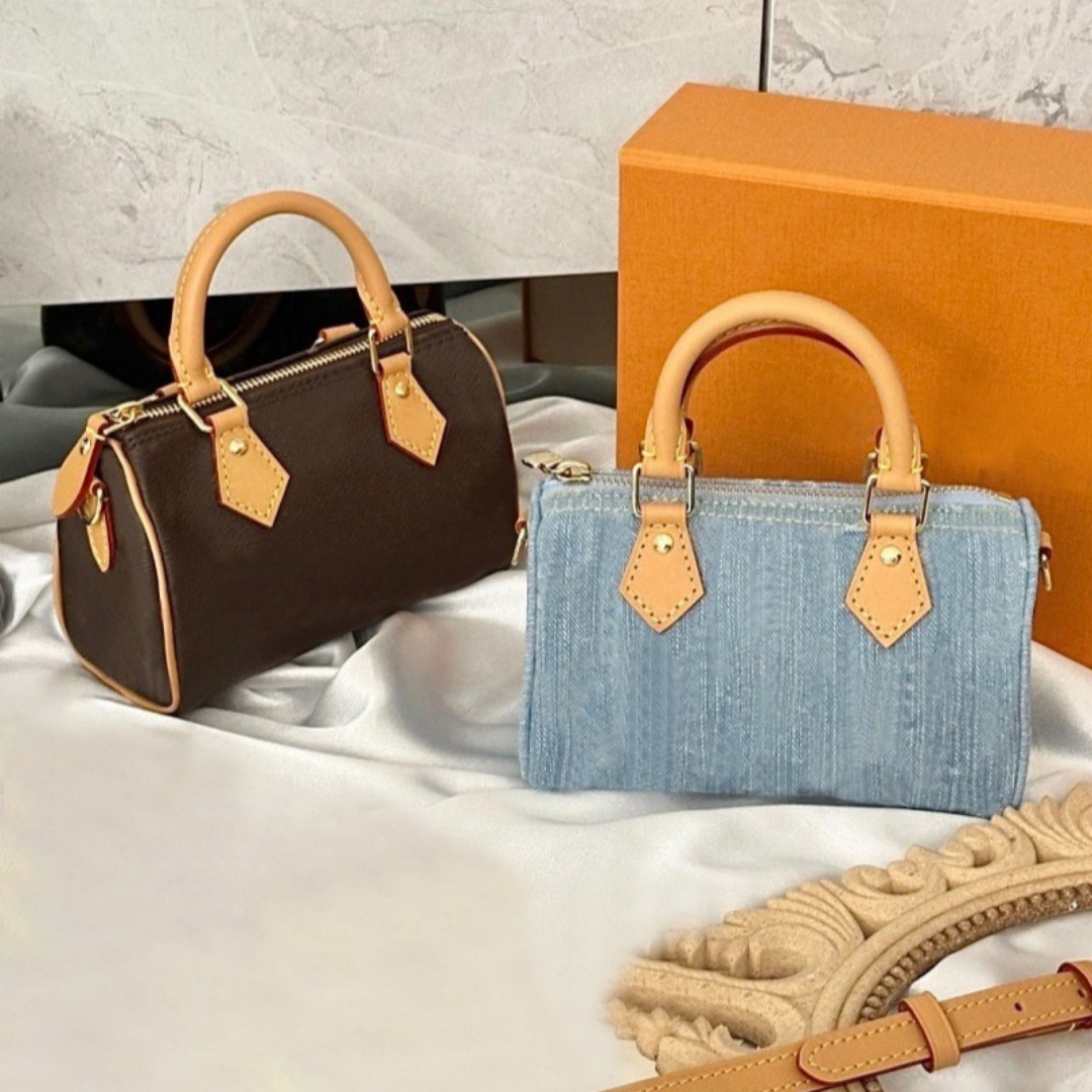 Designer Bag Mini Crossbody Women sac luxe Denim Leather Shoulder Bags sleek design Handbag Purse Luxury Wallet Brown Flower Clutch