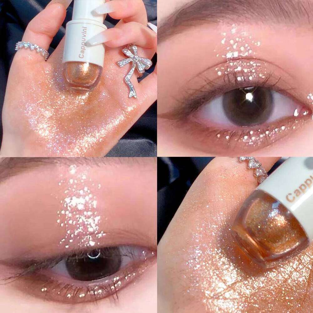 Starry Night Liquid Bear Bowling Glitter Mermaid Pearl Tears Waterproof Sweatproof Eyeshadow X250726