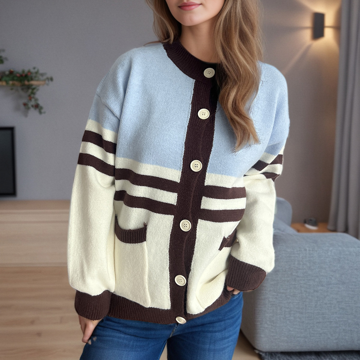 Free shipping designer sweater for women Casual and fashionable sweater simple and slim fit knit base sweater