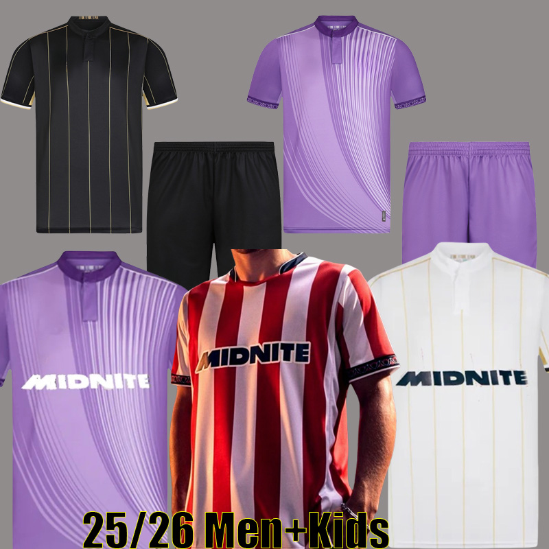 sheffield unitedfootball kit 25 26 purple Sheffield Uniteds Home Kit away soccer jerseys 25 26 football shirts men and kids sets tops goalkeeper black