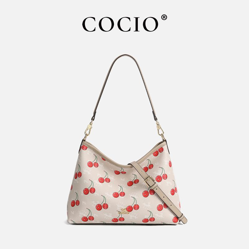 COCIO designer bag New Cherry Underarm High Quality Fashion Versatile Womens Large Capacity Commuter Leisure Tote Bag dh4623024 c27a6 d5fd