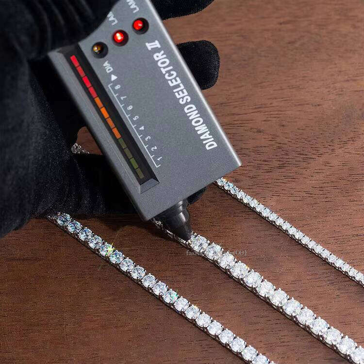 Professional Tennis Chain Necklace Jewelry 2mm Men's Silicon Stone Bracelet