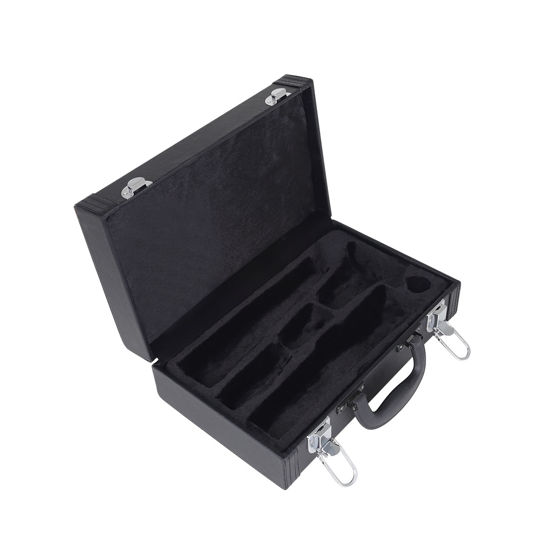 IN-125 Wholesale Musical Instruments Accessories Box Sales High Quality Black Leather Portable Bag Hard Clarinet case