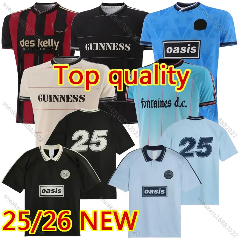 25 26 bohemian fc Soccer Jerseys 2025 26 Football Jersey 135th Anniversary Shirts Kit Fontaines Dc Home Away Third GK BLACK GUINNESS PISZCZEK McDONNEL