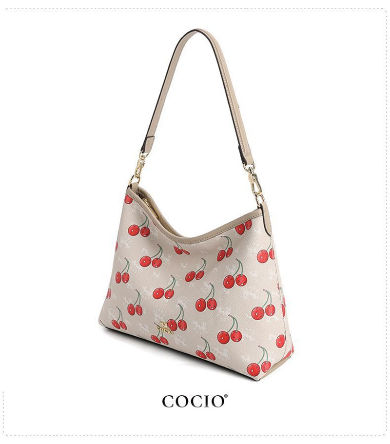 COCIO designer bag New Cherry Underarm High Quality Fashion Versatile Womens Large Capacity Commuter Leisure Tote Bag dh4623024 c27a6 d5fd