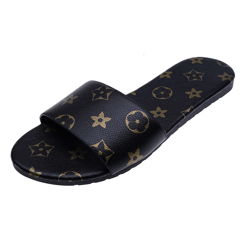 Luxury Brand Designer Shoes Luxury Brand Designer S 2024 Summer New Size 43 Outdoor Flat Slippers For Women One-Strap Breathable Fashion Sandals For W