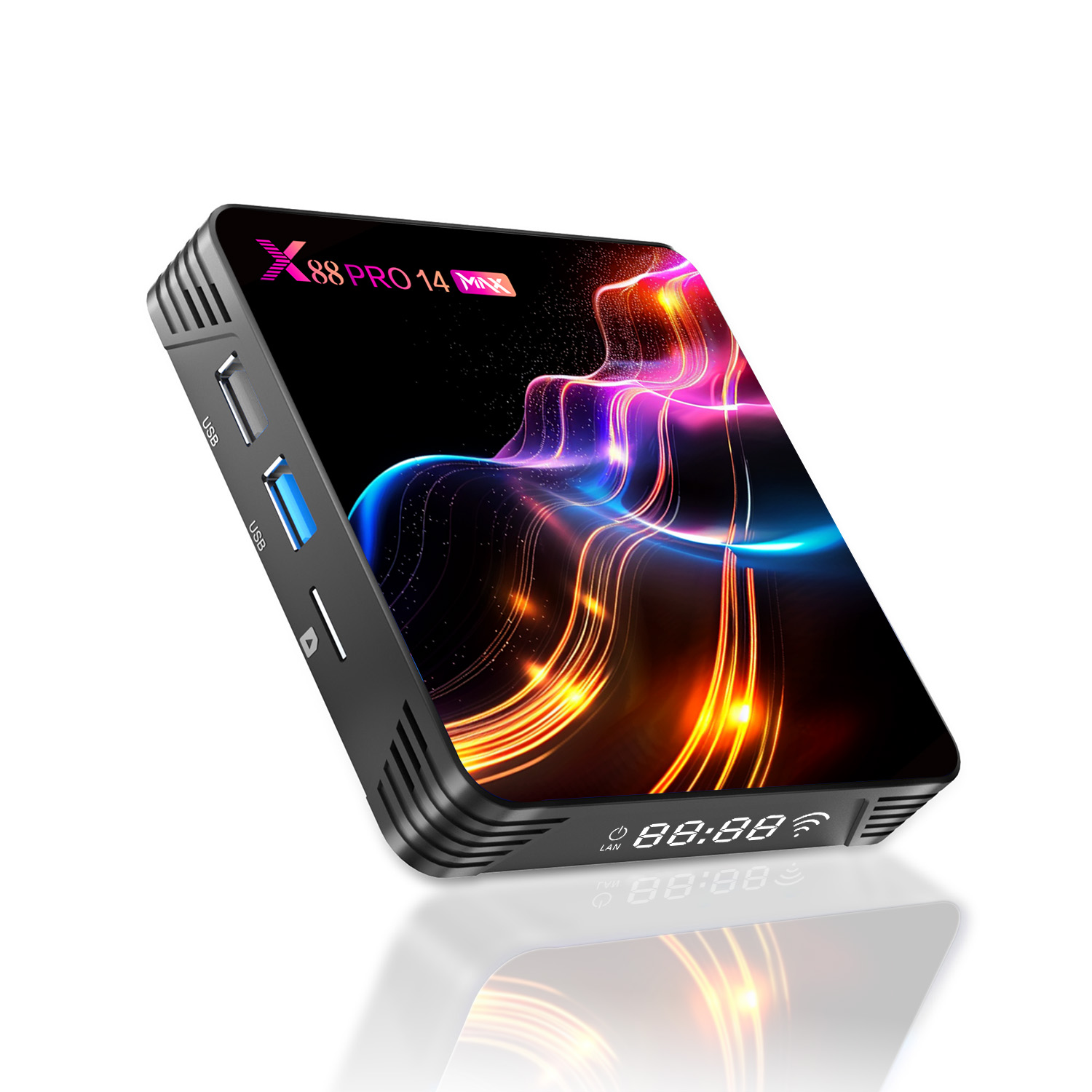 X88 Pro 14 Max 4G 64GB TV BOX Android 14 Smart Android TVBOX RK3528 Dual Band Wifi6 3D 8K BT Media Player Set Top Box
