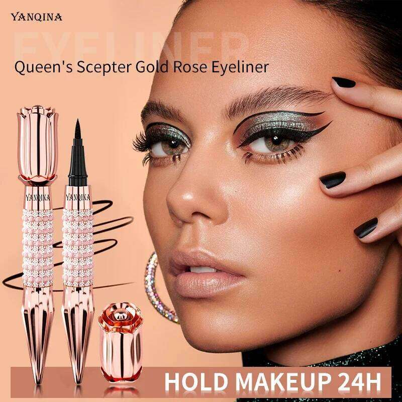 Waterproof Liquid Eyeliner Pen Black Long-Lasting Quick-Dry Thick Liner Pencil Cosmetic Makeup Tool for Eye Beauty X250726