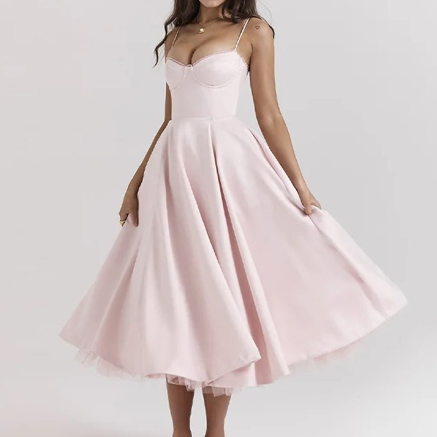 Free shipping designer dress for women Temperament dress with a sense of drape for commuting slim and medium length skirt