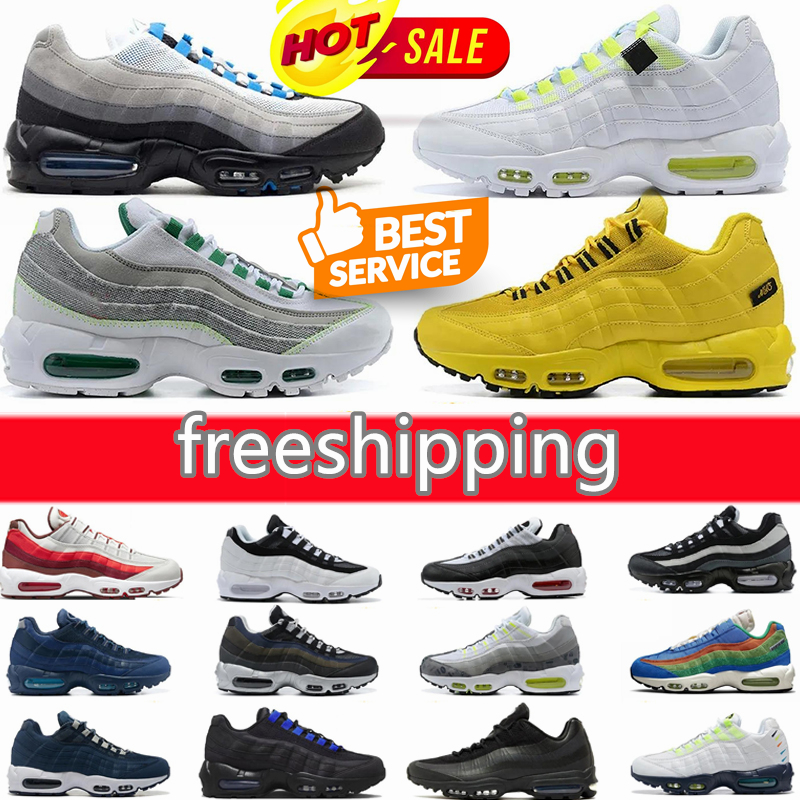 free shipping Designer Shoes 95 Running Shoes Men Women Sneakers Triple Solar flats Breathable 95s Outdoor Sports Trainers