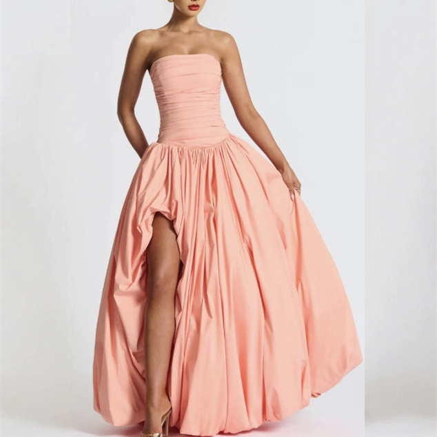 new Free shipping designer dress for women Elegant and fashionable dress simple and slim fit slimming commuting dress