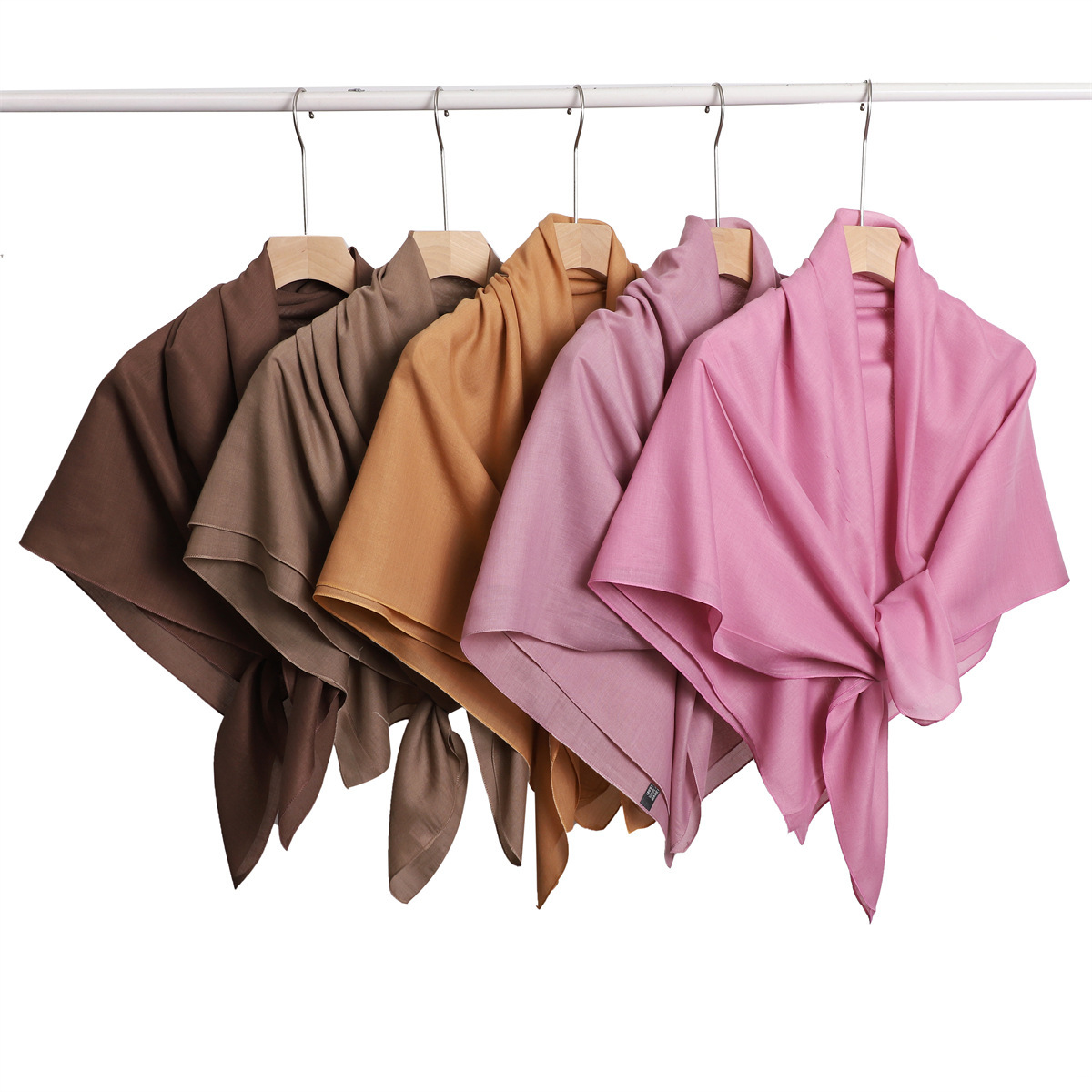 K1488 High quality headscarf square scarf gauze scarf solid color hijab scarf shawl