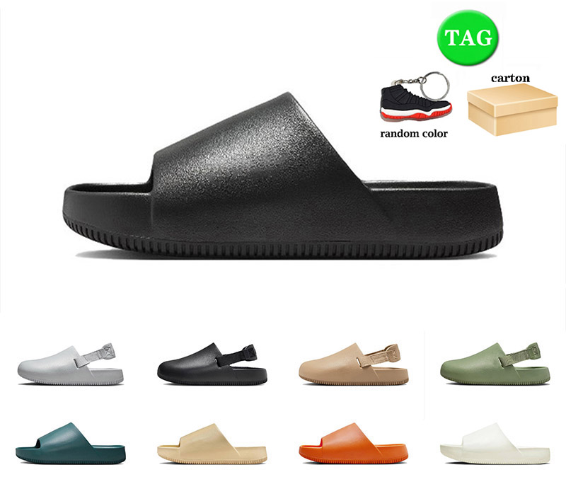 Calm Slide Men Slifors Women Designer Di Muli Calmo Babouche Triplo Uomo Flip F…