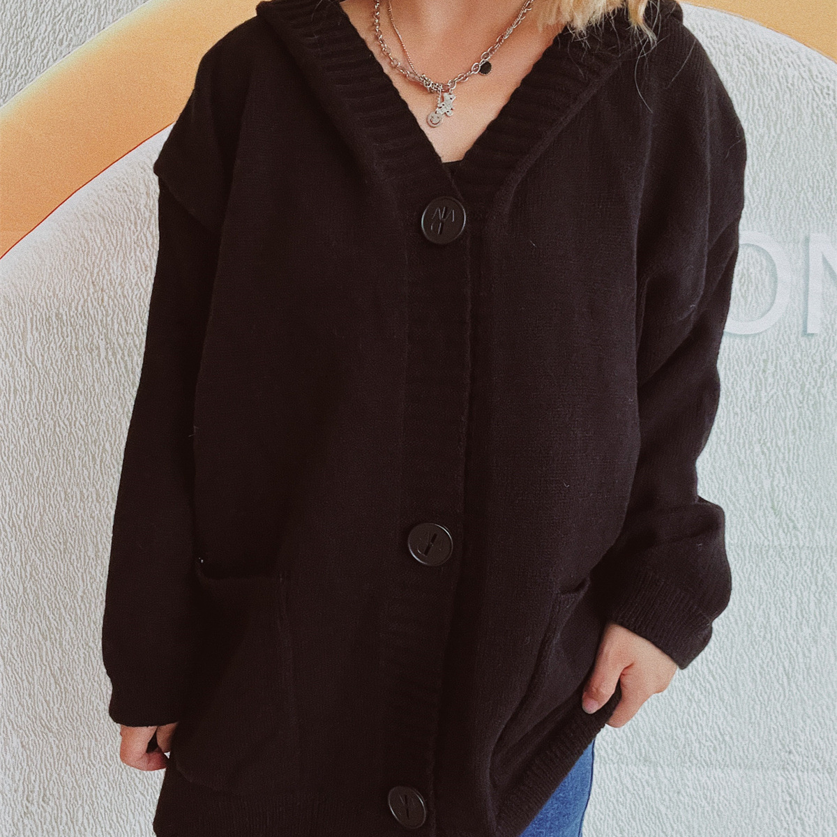 new Free shipping designer sweater for women Fashionable loose and simple sweater slimming knit base sweater