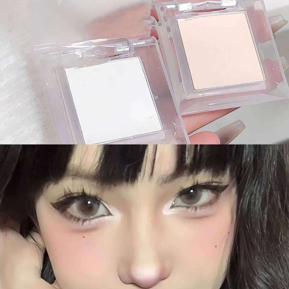 Monochrome Matte White Eyeshadow Primer Makeup Lasting Smooth Easy To Wear Naturally Brighten Silkworm Eye Shadow Palette X250727